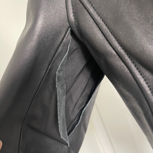 BLANK NYC 100% leather moto style jacket - Picture 4 of 11